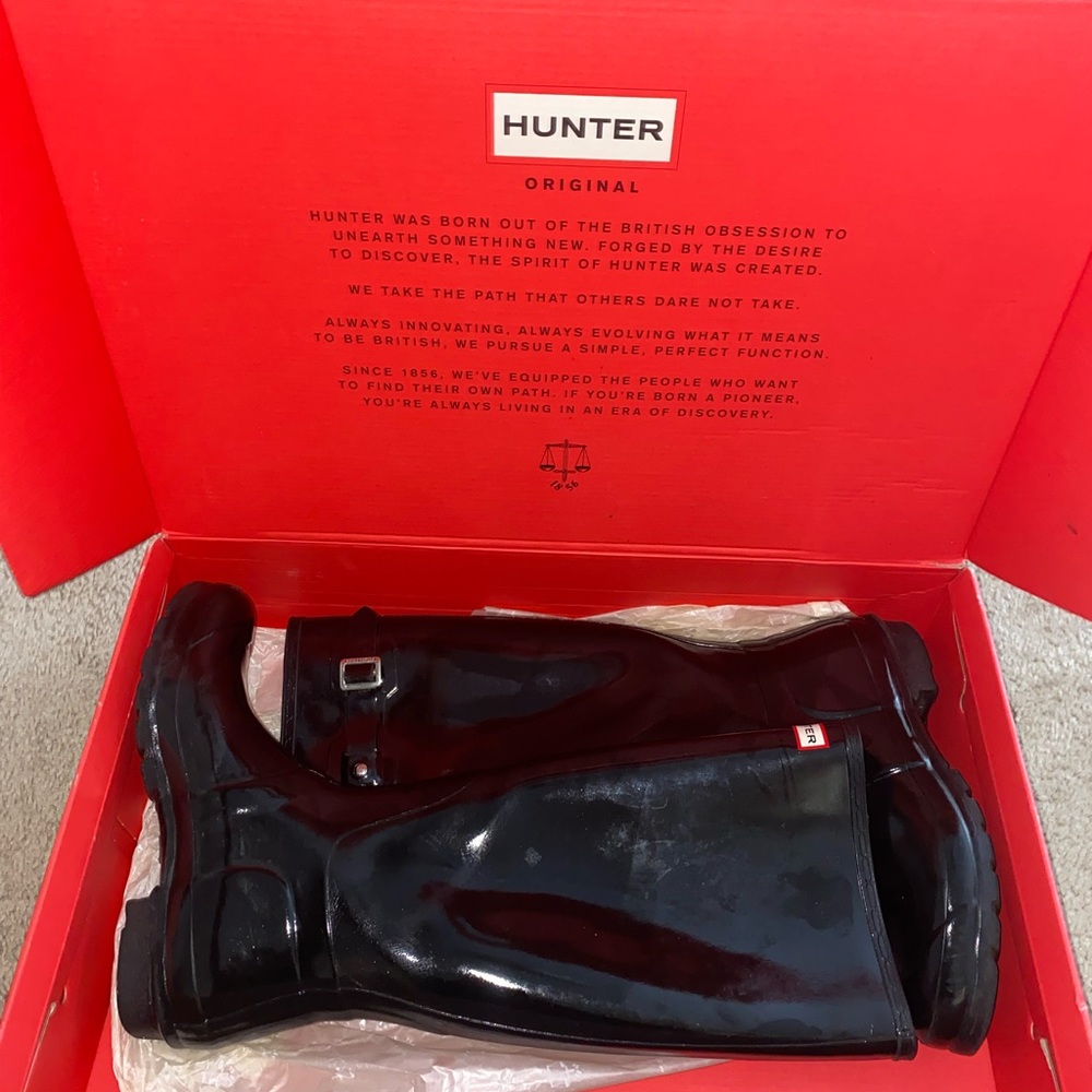Gently used Hunter Boots
